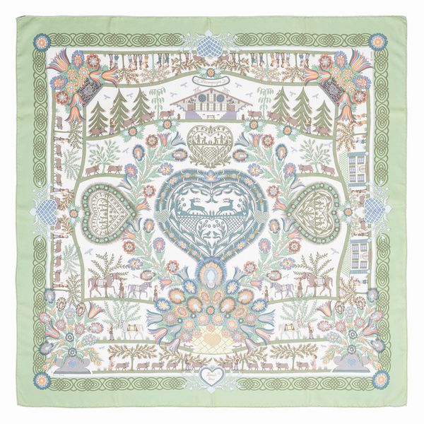 Hermès : Foulard D�coupages  - Asta Luxury Fashion - Associazione Nazionale - Case d'Asta italiane