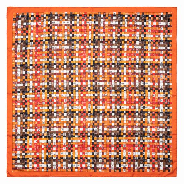 Hermès : Foulard Bolduc au Carr  - Asta Luxury Fashion - Associazione Nazionale - Case d'Asta italiane