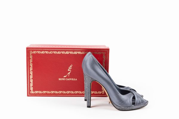 René Caovilla : Dcollet da sera  - Asta Luxury Fashion - Associazione Nazionale - Case d'Asta italiane