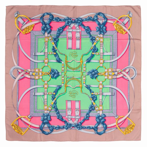 Hermès : Foulard Grand Man�ge  - Asta Luxury Fashion - Associazione Nazionale - Case d'Asta italiane