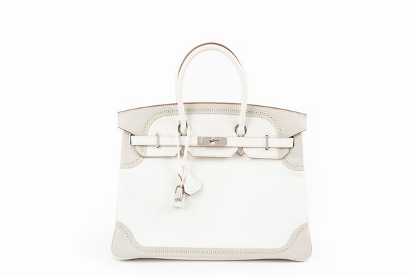 Hermès : Borsa Birkin Ghillies 35 cm  - Asta Luxury Fashion - Associazione Nazionale - Case d'Asta italiane