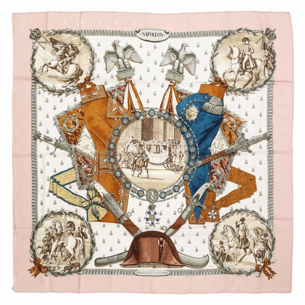 Hermès : Foulard Napol�on  - Asta Luxury Fashion - Associazione Nazionale - Case d'Asta italiane