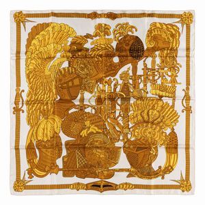 Hermès - Foulard Armes en Panache