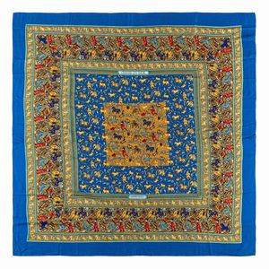 Hermès - Grand foulard Chasse en Inde