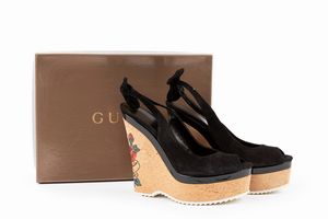 GUCCI - Sandalo con plateau
