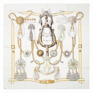 Hermès - Foulard Frontaux et Cocardes