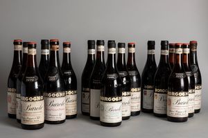 Piemonte - Verticale Barolo Borgogno Riserva (18 BT, 9 annate dal 1947 al 1974, 2 bottiglie per annata)