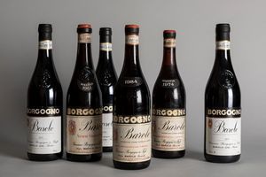Piemonte - Barolo Borgogno (6 BT, periodo 1996-2013, 1 bottiglia per annata)