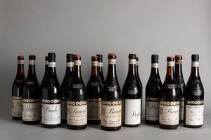 Piemonte - Verticale Barolo Borgogno Riserva (18 BT, 6 annate dal 1957 al 1974, 3 bottiglie per annata)