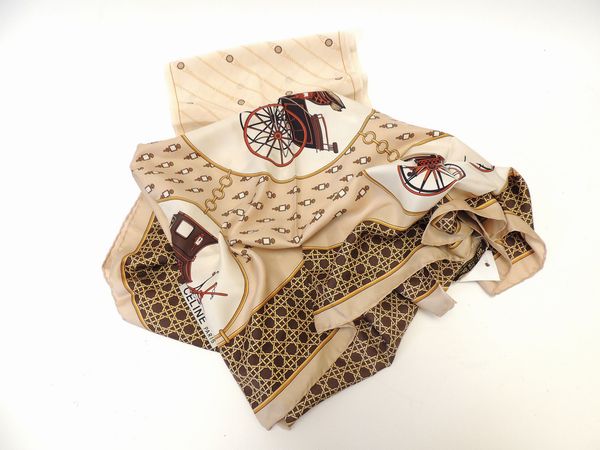 Foulard e sciarpa, C�line  - Asta Abiti e accessori vintage  - Associazione Nazionale - Case d'Asta italiane