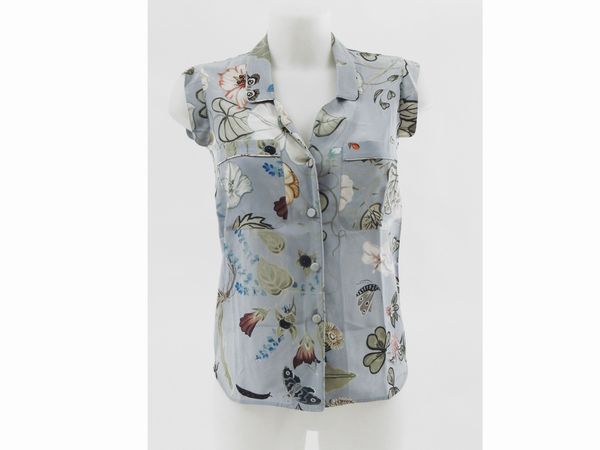 Camicia smanicata, Gucci  - Asta Abiti e accessori vintage  - Associazione Nazionale - Case d'Asta italiane