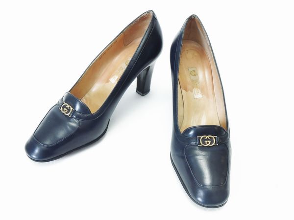 Paio di d�collet�, Gucci  - Asta Abiti e accessori vintage  - Associazione Nazionale - Case d'Asta italiane