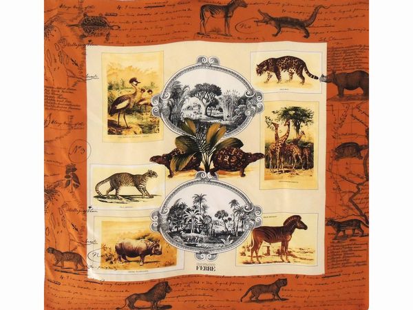 Due foulard, Ferr� e Nina Ricci  - Asta Abiti e accessori vintage  - Associazione Nazionale - Case d'Asta italiane