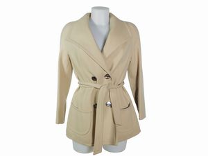 Due cappotti in lana color cammello  - Asta Abiti e accessori vintage  - Associazione Nazionale - Case d'Asta italiane
