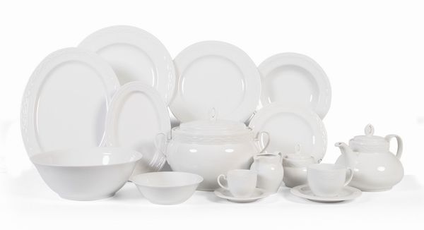 Servizio da tavola in porcellana bianca Seltman Weiden  - Asta L'Arte della Tavola - Associazione Nazionale - Case d'Asta italiane