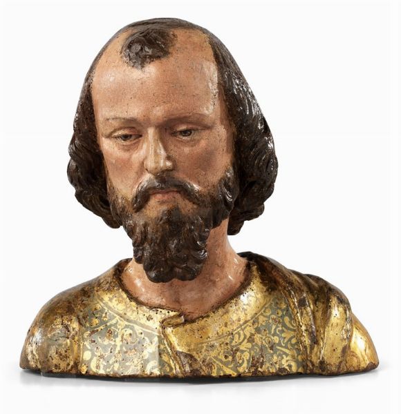 Santo con barba  - Asta Importanti Sculture e Dipinti Antichi - Associazione Nazionale - Case d'Asta italiane