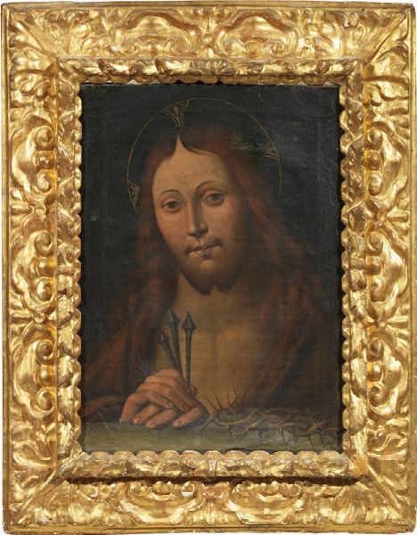 Cristo con i simboli della Passione  - Asta Importanti Sculture e Dipinti Antichi - Associazione Nazionale - Case d'Asta italiane