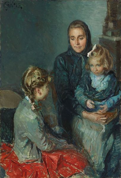 La madre  - Asta Dipinti e Sculture del XIX e XX secolo - Associazione Nazionale - Case d'Asta italiane