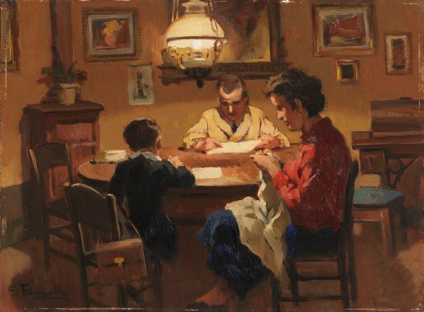 Serenit�  - Asta Dipinti e Sculture del XIX e XX secolo - Associazione Nazionale - Case d'Asta italiane