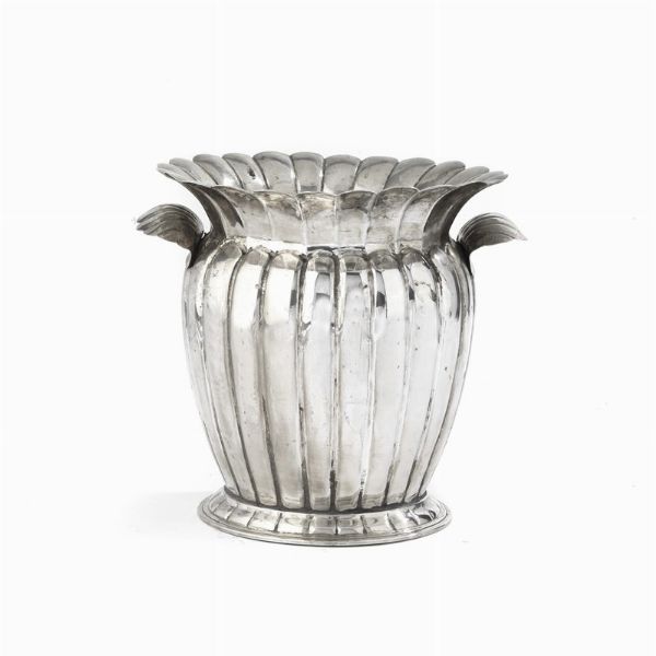 SECCHIELLO PORTA GHIACCIO, SECOLO XX  - Asta Argenti italiani ed europei - Associazione Nazionale - Case d'Asta italiane