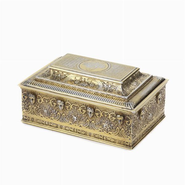 SCATOLA, GLASGOW, 1881, ARGENTIERE WWL  - Asta Argenti italiani ed europei - Associazione Nazionale - Case d'Asta italiane