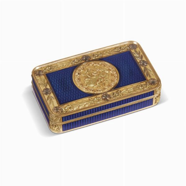 TABACCHIERA  ,   FRANCIA (?), INIZIO SECOLO XIX  - Asta International fine art e objets de vertu russi da un'importante collezione - Associazione Nazionale - Case d'Asta italiane