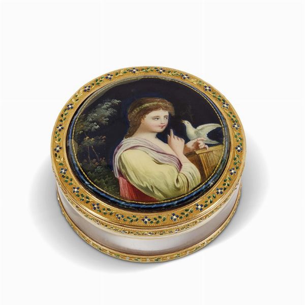 TABACCHIERA,     FRANCIA, INIZIO SECOLO XIX  - Asta International fine art e objets de vertu russi da un'importante collezione - Associazione Nazionale - Case d'Asta italiane