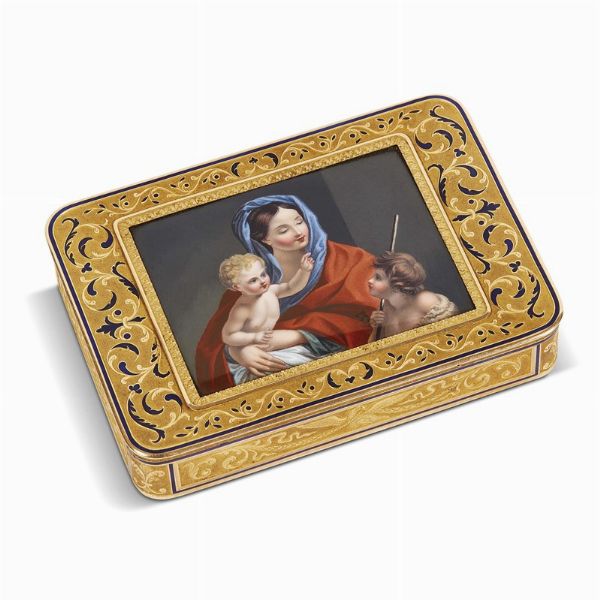 TABACCHIERA, FRANCIA, INIZIO SECOLO XIX  - Asta International fine art e objets de vertu russi da un'importante collezione - Associazione Nazionale - Case d'Asta italiane