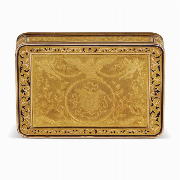 TABACCHIERA, FRANCIA, INIZIO SECOLO XIX  - Asta International fine art e objets de vertu russi da un'importante collezione - Associazione Nazionale - Case d'Asta italiane