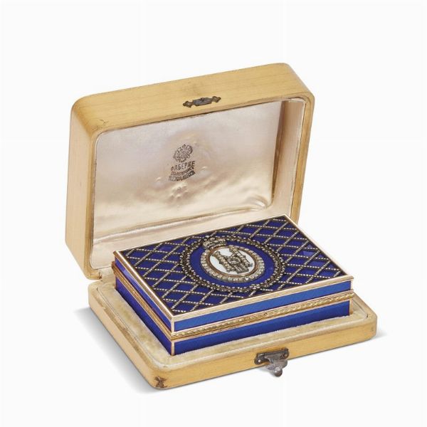 GRANDE SCATOLA  ,   RUSSIA, INIZIO SECOLO XX  - Asta International fine art e objets de vertu russi da un'importante collezione - Associazione Nazionale - Case d'Asta italiane