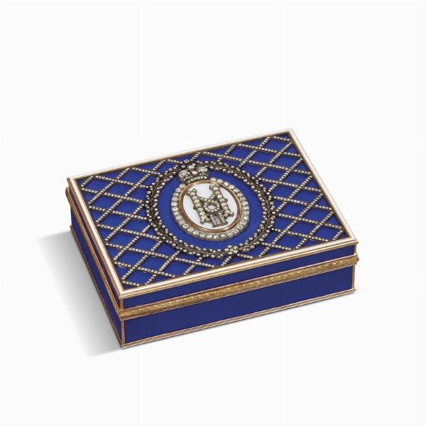 GRANDE SCATOLA  ,   RUSSIA, INIZIO SECOLO XX  - Asta International fine art e objets de vertu russi da un'importante collezione - Associazione Nazionale - Case d'Asta italiane