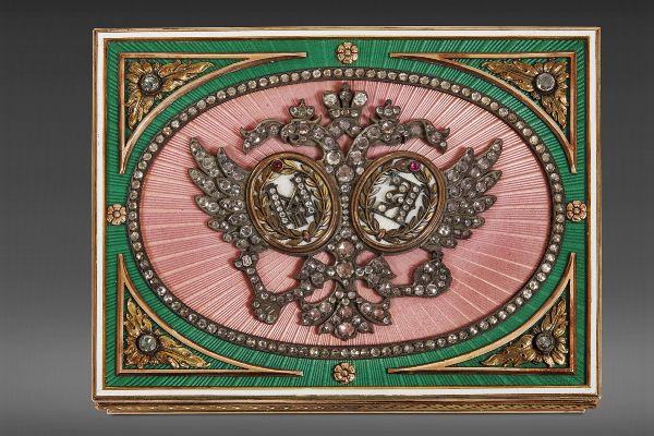 SCATOLA  ,   RUSSIA, INIZIO SECOLO XX  - Asta International fine art e objets de vertu russi da un'importante collezione - Associazione Nazionale - Case d'Asta italiane