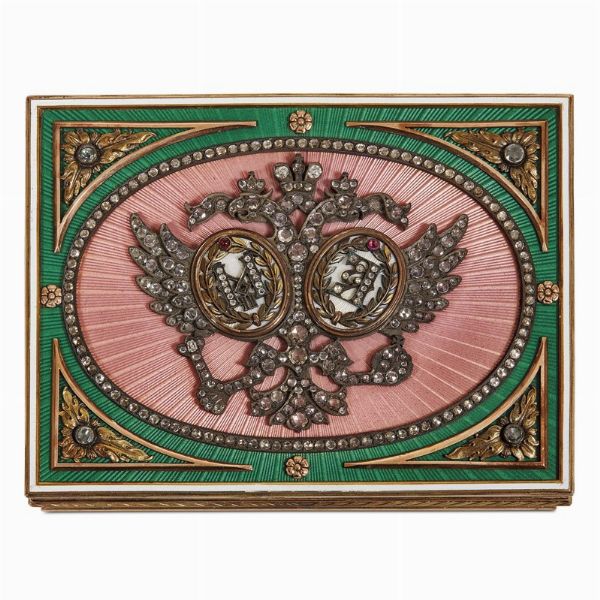 SCATOLA  ,   RUSSIA, INIZIO SECOLO XX  - Asta International fine art e objets de vertu russi da un'importante collezione - Associazione Nazionale - Case d'Asta italiane