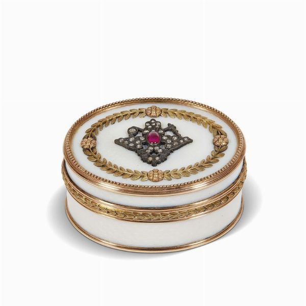 PICCOLA TABACCHIERA  ,   RUSSIA, INIZIO SECOLO XX  - Asta International fine art e objets de vertu russi da un'importante collezione - Associazione Nazionale - Case d'Asta italiane