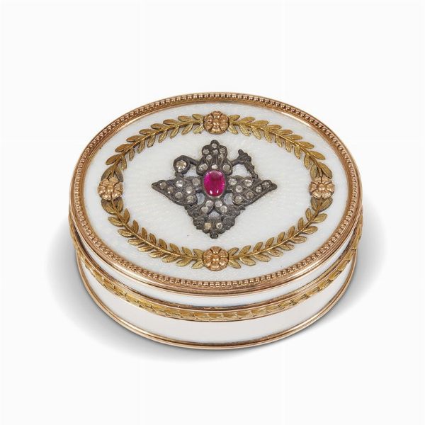 PICCOLA TABACCHIERA  ,   RUSSIA, INIZIO SECOLO XX  - Asta International fine art e objets de vertu russi da un'importante collezione - Associazione Nazionale - Case d'Asta italiane