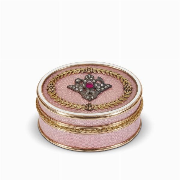 PICCOLA TABACCHIERA  ,   RUSSIA, INIZIO SECOLO XX  - Asta International fine art e objets de vertu russi da un'importante collezione - Associazione Nazionale - Case d'Asta italiane