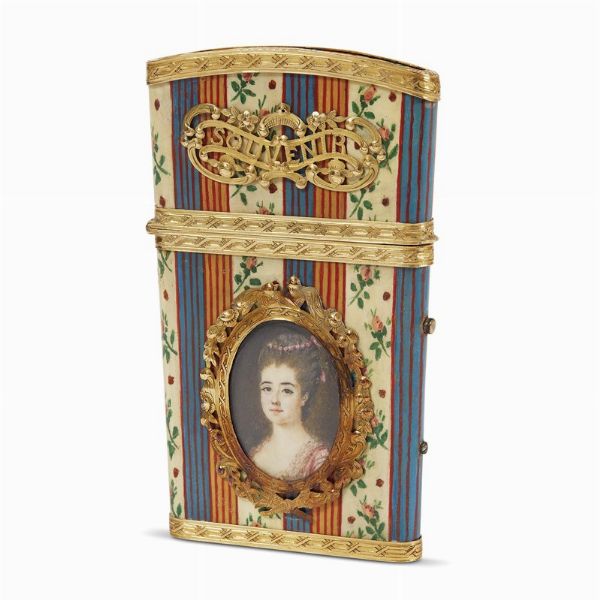 ASTUCCIO PER CARNET DA BALLO,     FRANCIA, FINE SECOLO XVIII  - Asta International fine art e objets de vertu russi da un'importante collezione - Associazione Nazionale - Case d'Asta italiane