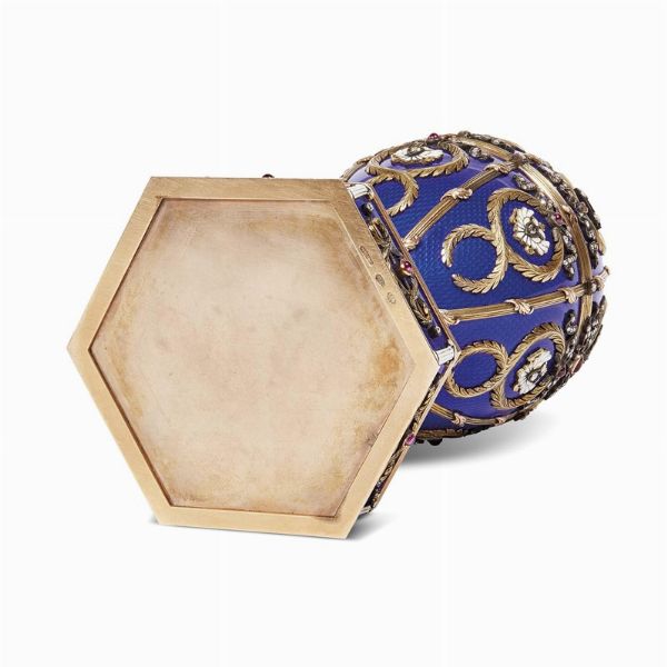 UOVO IMPERIALE, RUSSIA, INIZIO SECOLO XX  - Asta International fine art e objets de vertu russi da un'importante collezione - Associazione Nazionale - Case d'Asta italiane