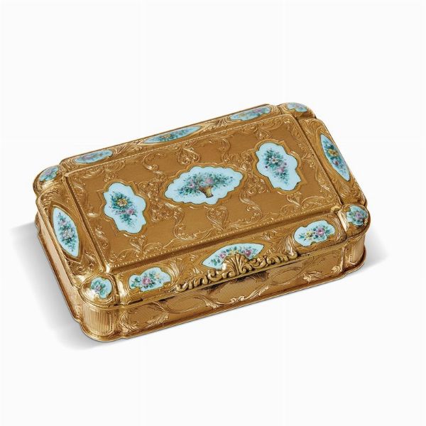 TABACCHIERA, FRANCIA, FINE SECOLO XIX  - Asta International fine art e objets de vertu russi da un'importante collezione - Associazione Nazionale - Case d'Asta italiane