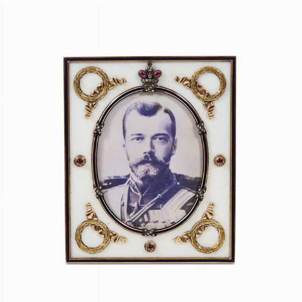 CORNICE IMPERIALE  ,   RUSSIA, INIZIO SECOLO XX  - Asta International fine art e objets de vertu russi da un'importante collezione - Associazione Nazionale - Case d'Asta italiane