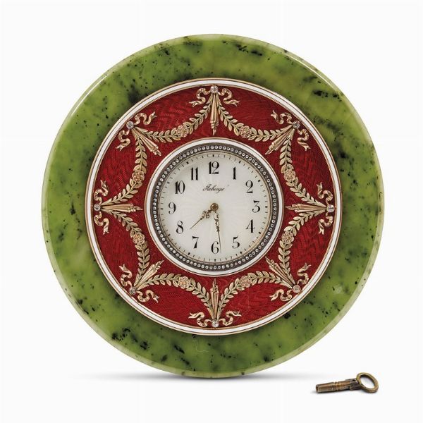 OROLOGIO DA TAVOLO, RUSSIA, INIZIO SECOLO XX  - Asta International fine art e objets de vertu russi da un'importante collezione - Associazione Nazionale - Case d'Asta italiane