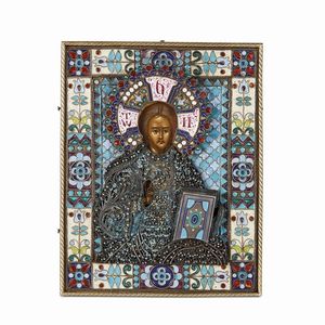 COPPIA DI ICONE, RUSSIA, FINE SECOLO XIX-INIZIO SECOLO XX  - Asta International fine art e objets de vertu russi da un'importante collezione - Associazione Nazionale - Case d'Asta italiane