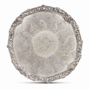 VASSOIO, LONDRA, 1750  - Asta International fine art e objets de vertu russi da un'importante collezione - Associazione Nazionale - Case d'Asta italiane