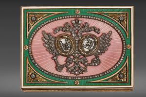 SCATOLA  ,   RUSSIA, INIZIO SECOLO XX  - Asta International fine art e objets de vertu russi da un'importante collezione - Associazione Nazionale - Case d'Asta italiane