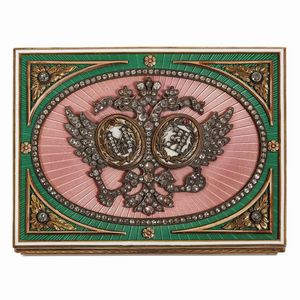 SCATOLA  ,   RUSSIA, INIZIO SECOLO XX  - Asta International fine art e objets de vertu russi da un'importante collezione - Associazione Nazionale - Case d'Asta italiane