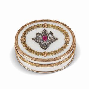 PICCOLA TABACCHIERA  ,   RUSSIA, INIZIO SECOLO XX  - Asta International fine art e objets de vertu russi da un'importante collezione - Associazione Nazionale - Case d'Asta italiane