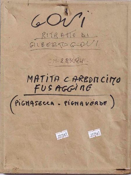 Anonimo del XX secolo Ritratto di Gilberto Govi  - Asta Dipinti del XIX-XX secolo - Associazione Nazionale - Case d'Asta italiane