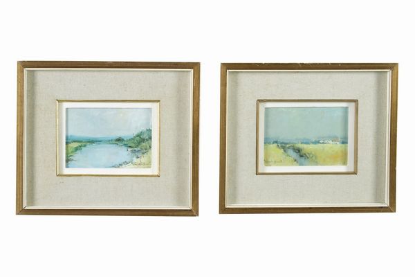 Sei tra disegni e dipinti  - Asta Dipinti del XIX-XX secolo - Associazione Nazionale - Case d'Asta italiane