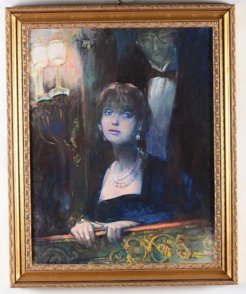 Ernani Costantini Brahms alla Fenice  - Asta Dipinti del XIX-XX secolo - Associazione Nazionale - Case d'Asta italiane