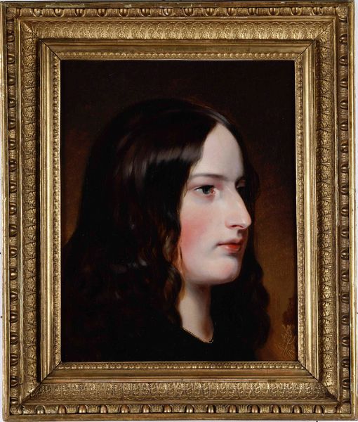 Pittore del XIX secolo Ritratto donna profilo  - Asta Dipinti del XIX-XX secolo - Associazione Nazionale - Case d'Asta italiane